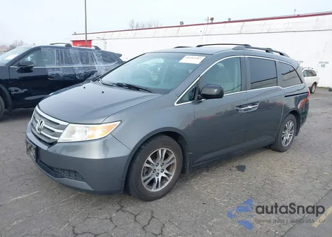 2012 Honda Odyssey Ex z USA, uszkodzony, nr VIN 5FNRL5H46CB029933